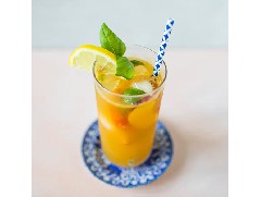 夏季降温饮品之桃子康普茶鸡尾酒！