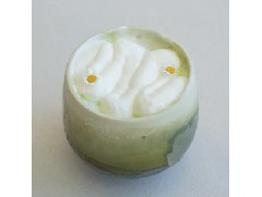 日式风味香甜清新的柚子奶盖抹茶拿铁！