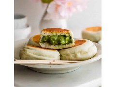 平底锅版本！松软易上手的抹茶夹心小饼！